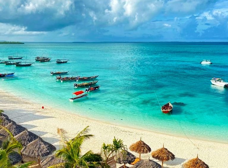 White-sand beaches
